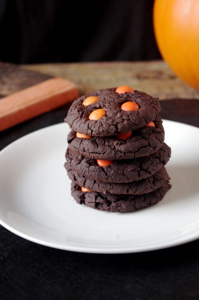 Soft & Chewy Chocolate Halloween Cookies - that are good for you!! :) 