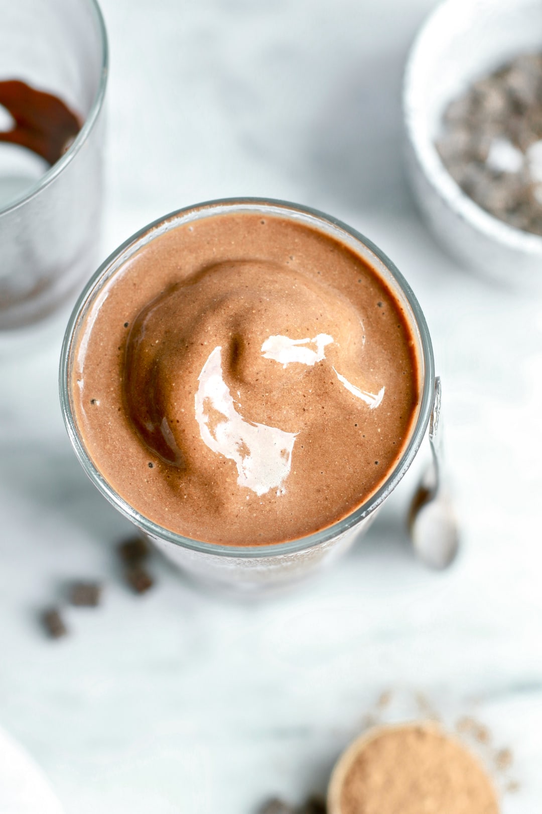 Healthy Chocolate Protein 'Frosty'