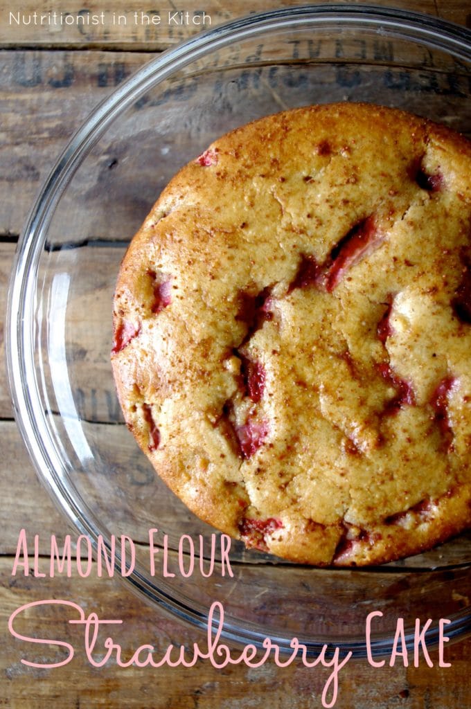 ALMOND FLOUR STRAWBERRY SHORTCAKE CAKE - Cooking Is Like Love