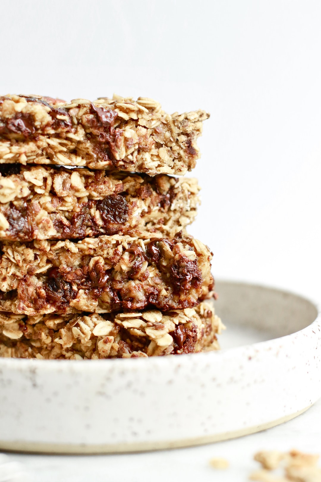 Gluten Free and Dairy Free Healthy Chocolate Chip Granola Bars