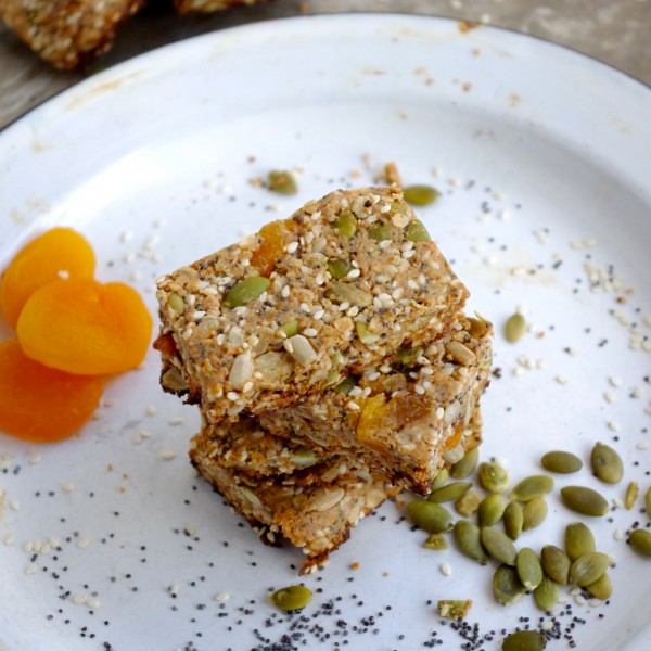sweet + salty seed bars ... and time for a road trip! via Nutritionist in the Kitch 