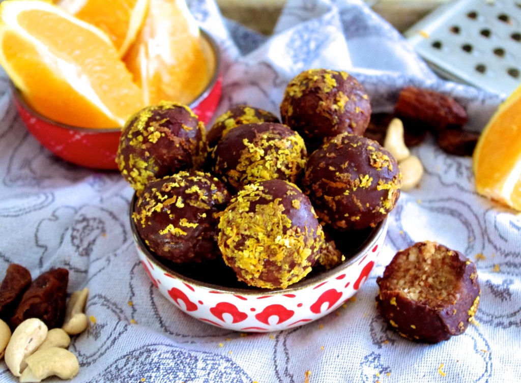 Chocolate Orange Balls via Nutritionist in the Kitch