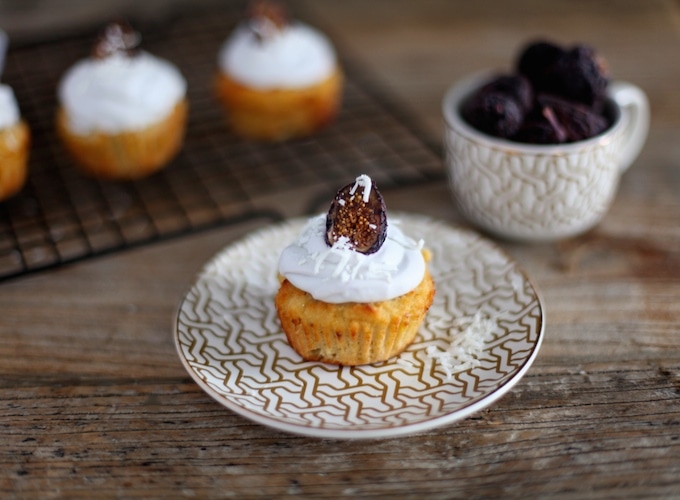 Pretty Paleo Vanilla Cupcakes via Nutritionist in the Kitch :: Healthy, simple, beautiful cupcakes perfect for Easter :: nutritionistinthekitch.com 6