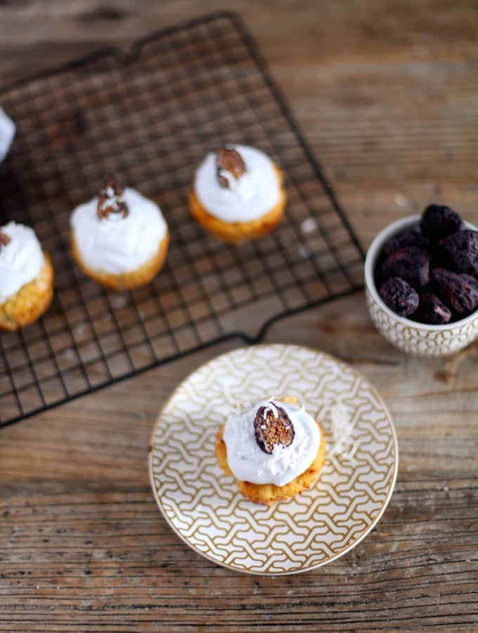Pretty Paleo Vanilla Cupcakes via Nutritionist in the Kitch :: Healthy, simple, beautiful cupcakes perfect for Easter :: nutritionistinthekitch.com 7