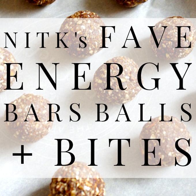 NITK's Fave Energy Bars Balls + Bites via Nutritonist in the Kitch