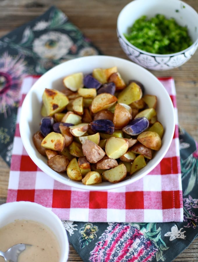 Light & Healthy Roasted Potato Salad
