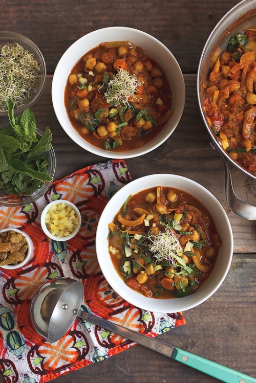 Moroccan Chickpea Stew from Tasty Yummies