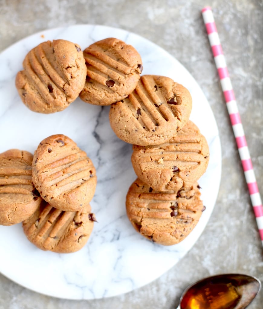 Grain Free Peanut Butter Chocolate Chip Cookies