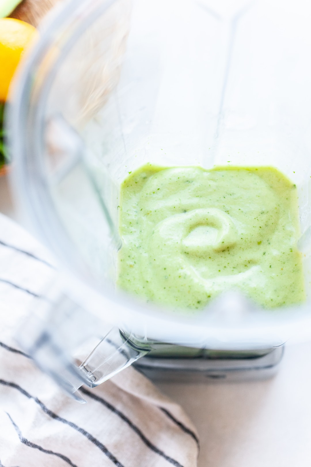 Best Ever Parsley Smoothie Recipe in a blender