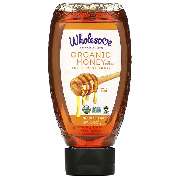 Wholesome Organic Honey, 16 oz