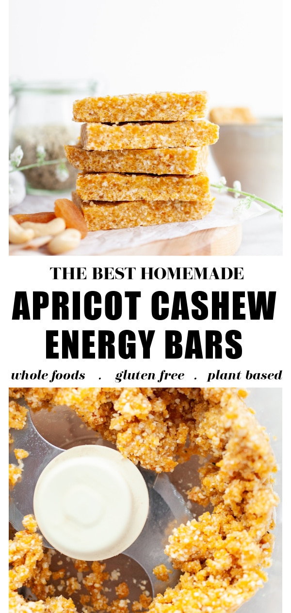 Apricot Cashew Energy Bars pin 2