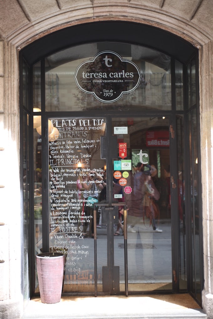 NITK's Healthy Barcelona City Guide - Teresa Carles Restaurant