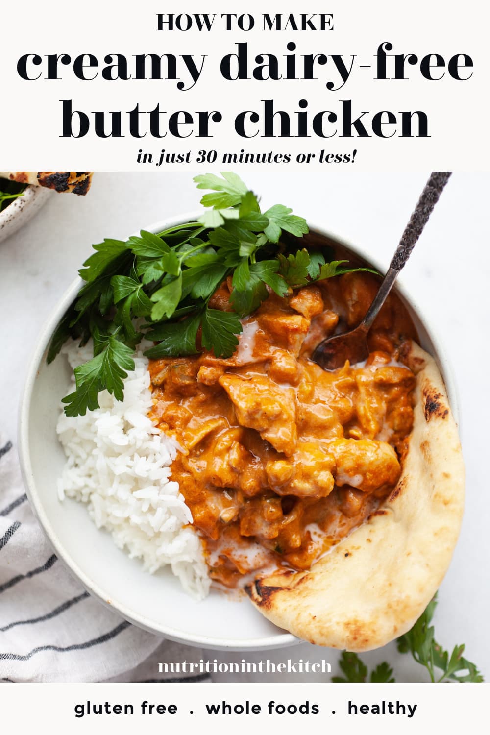 Dairy Free Butter Chicken (with Slow Cooker Option!)