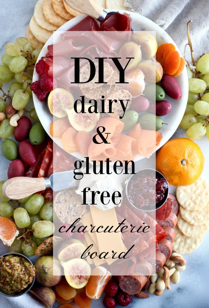 DIY Gluten & Dairy Free Holiday Charcuterie Platter (with VEGAN options!) via Nutritionist in the Kitch 