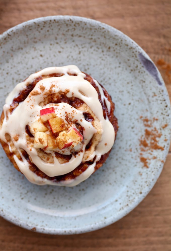 5-Minute Valentine's Apple Cinnamon Rolls (gluten, dairy, and egg free) via Nutritionist in the Kitch