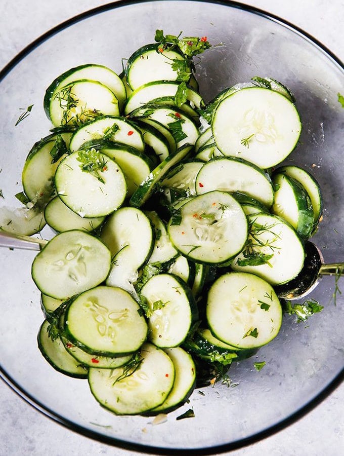 Herb Cucumber Salad from Lexi's Clean Kitchen