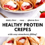 Healthy Protein Crepes pin 1
