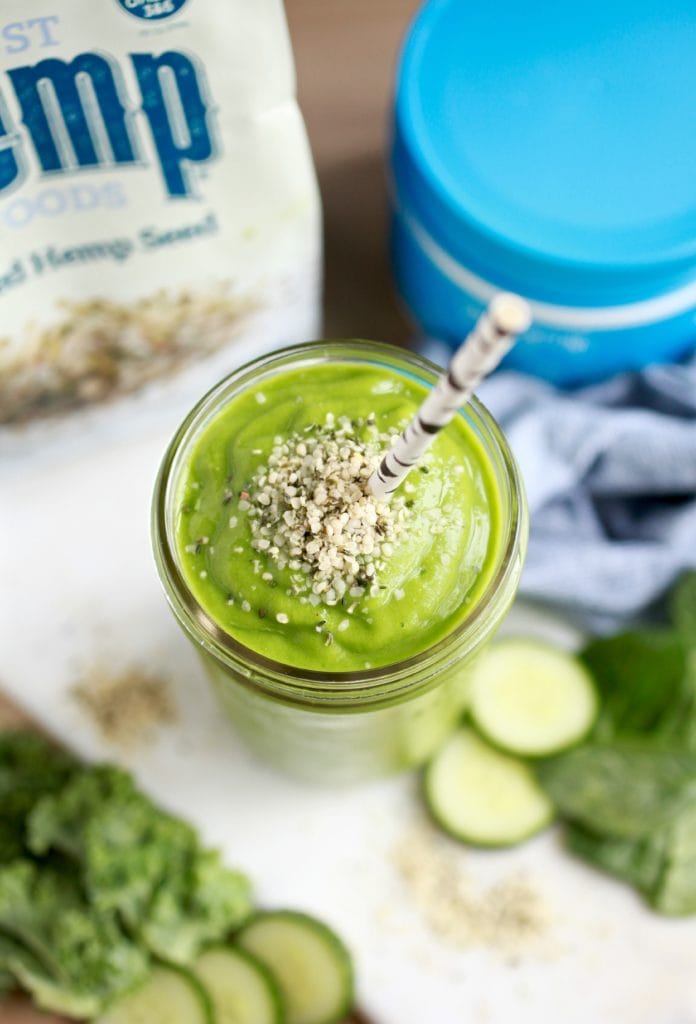 3 Fast & Healthy On-The-Go Lunch Recipes For Fall - Go & Glow Green Smoothie
