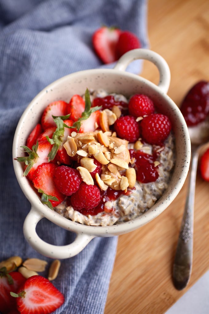 PB & J Oats Power Bowl // The Power Bowls Cookbook is Officially Published!