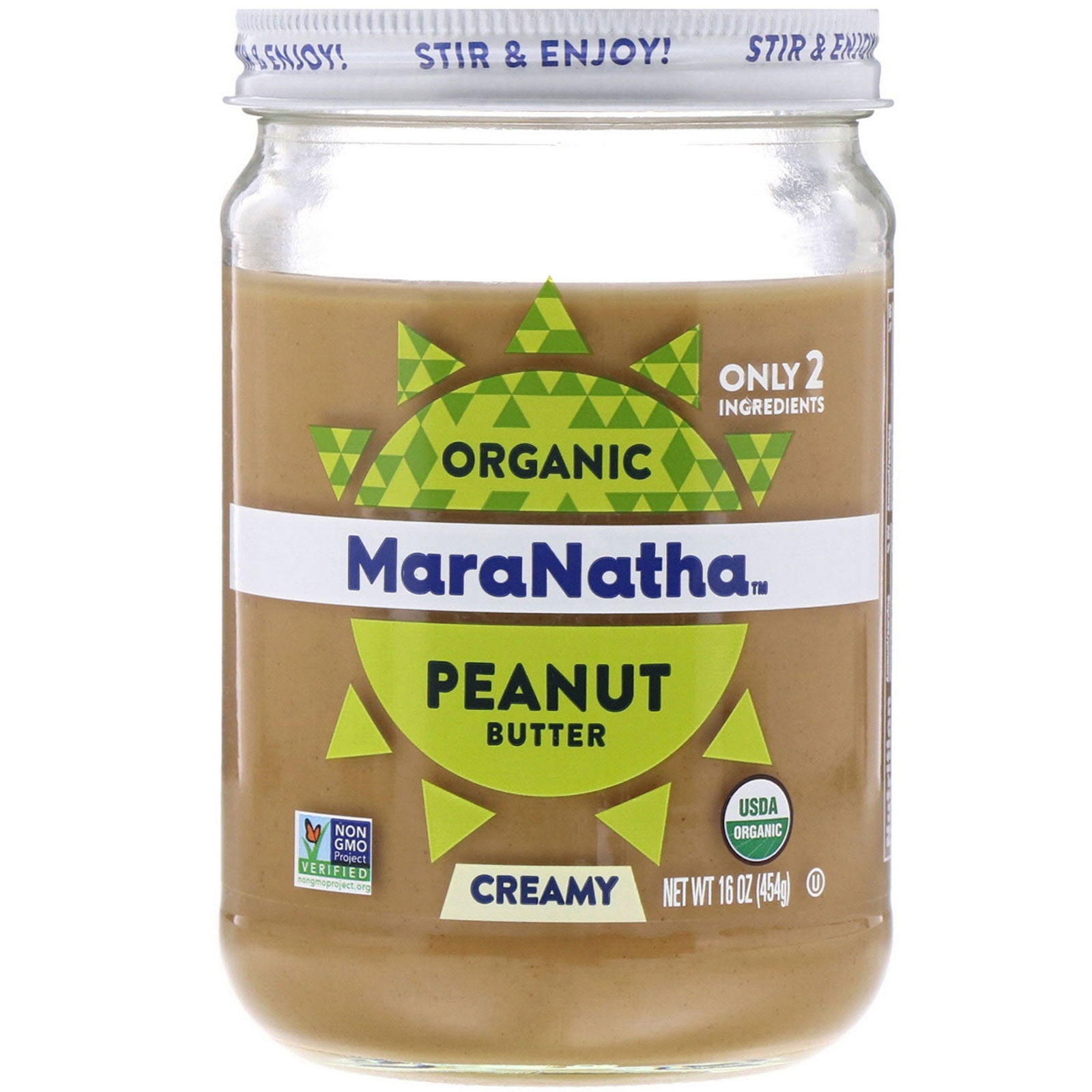 MaraNatha Organic Peanut Butter, Creamy