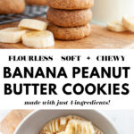 Healthy Peanut Butter Banana Cookies