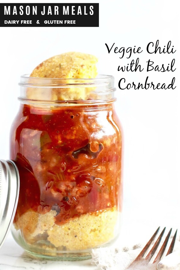 healthy-mason-jar-meals-veggie-chili-basil-cornbread