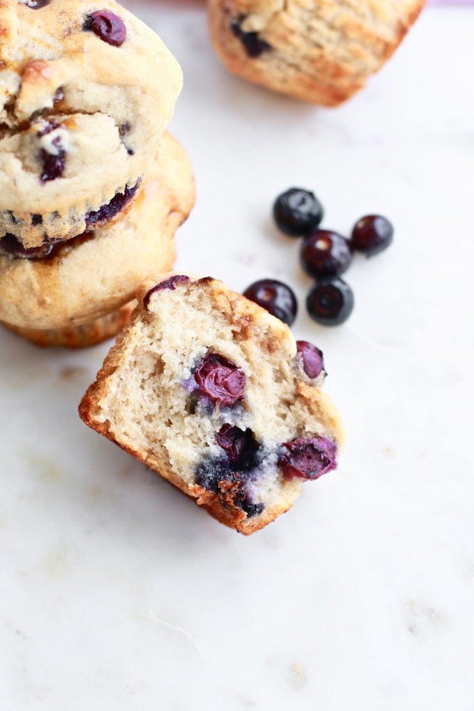 The Best Ever Gluten Free Blueberry Muffins