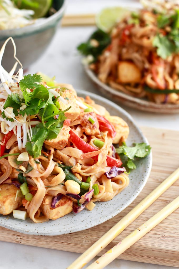 Easy and healthy gluten free Pad Thai