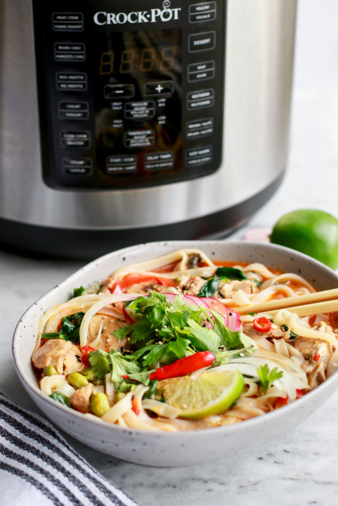 15-Minute Thai Chicken Soup with Spring Vegetables