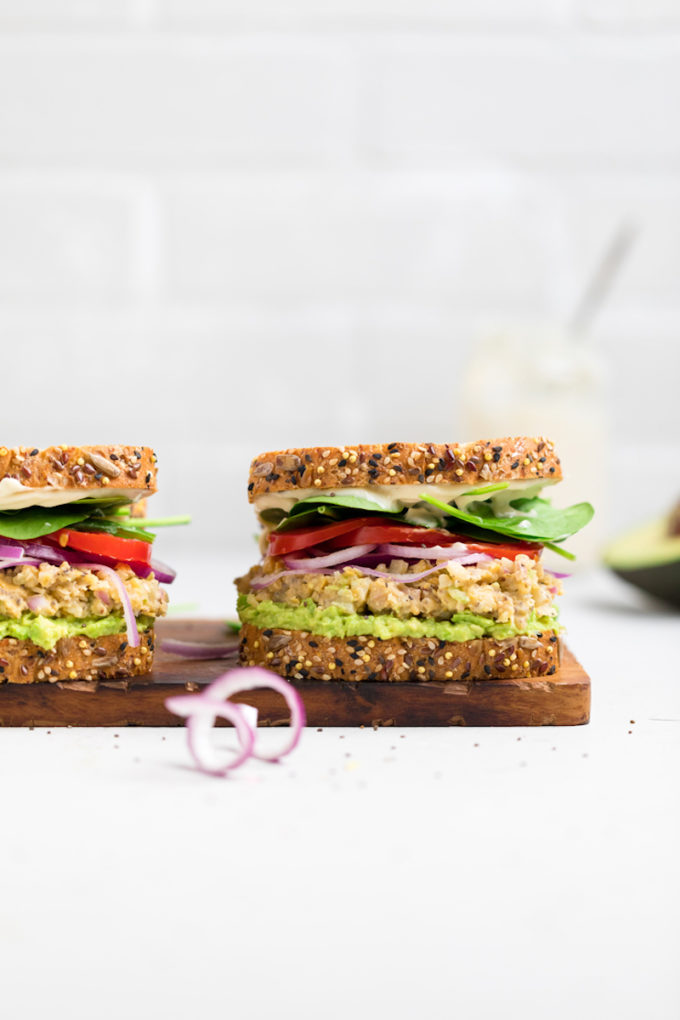 22 Make-Ahead Healthy Camping Recipes - Vegan Tuna Salad from Make It Dairy Free
