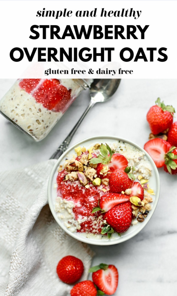 Simple and Healthy Strawberry Overnight Oats