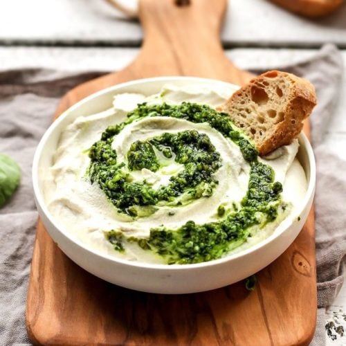 Healthy Pesto Recipes: 15 Unique & Delicious Options - Vegan Pesto Swirl with Cream Cheese