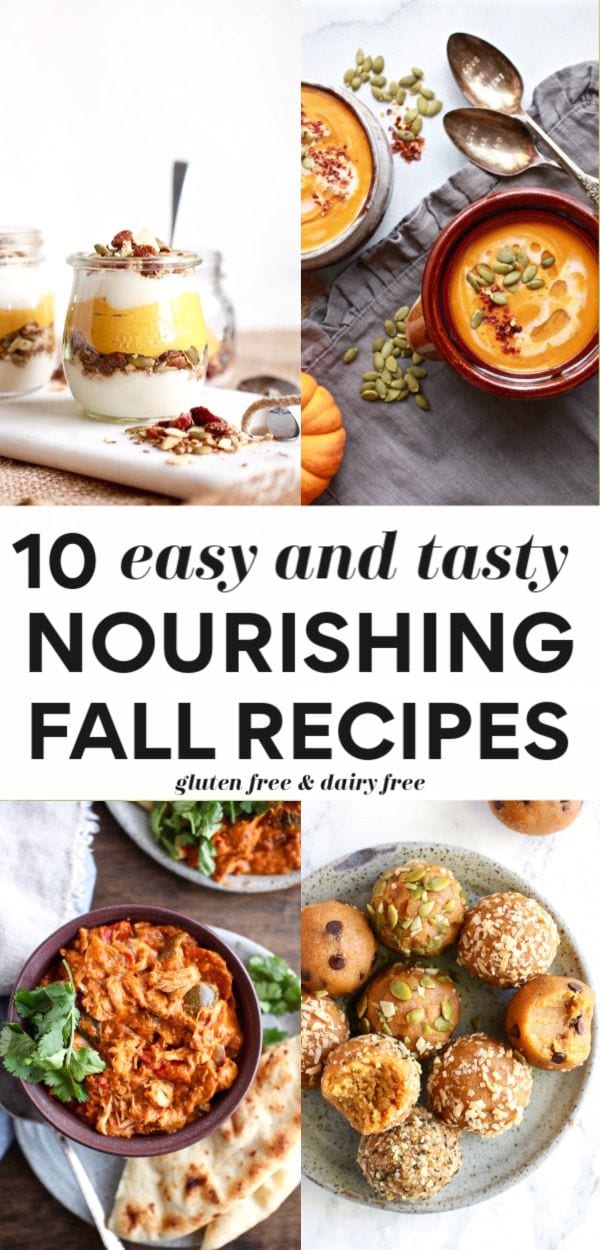 10 Terrific & Simple Healthy Fall Recipes - Breakfasts, Snacks, Mains, Desserts