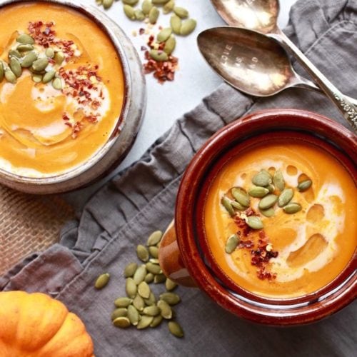 10 Terrific & Simple Healthy Fall Recipes - Thai Blender Pumpkin Soup