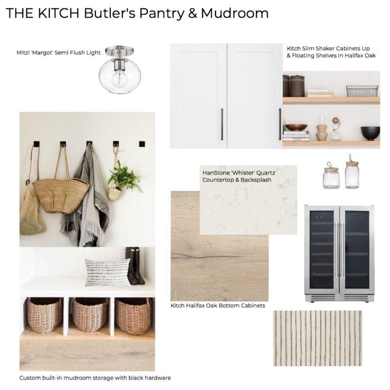 'The Kitch' Kitchen Remodel Pt 1: The Design - Earthy Scandinavian Mudroom & Butler's Pantry Mood Board