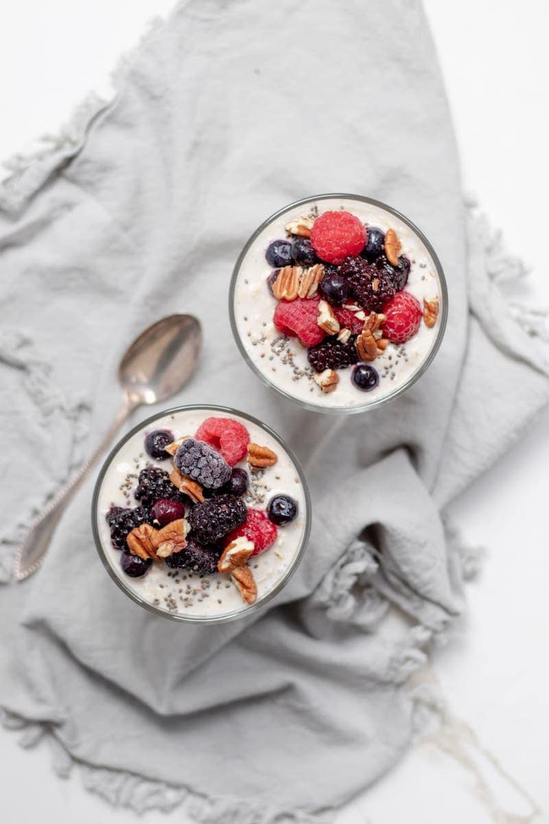 18 Easy Plant-Based Snacks To Try - Vegan Yogurt Oats