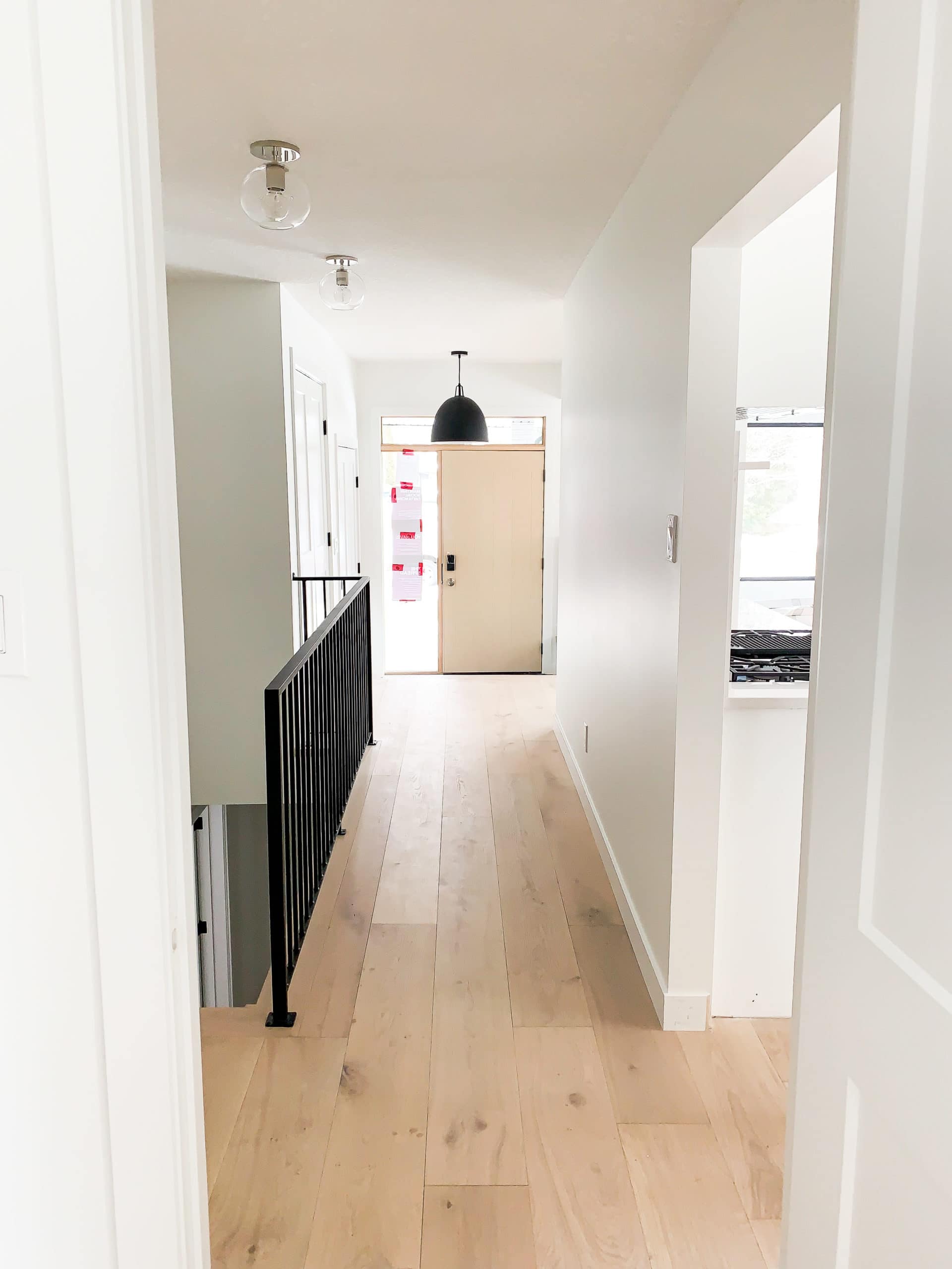 Full Home Renovation - Earthy Coastal Scandinavian California Minimal Entry Remodel