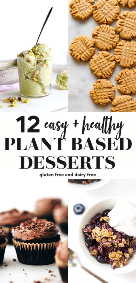 12 Super Easy Plant Based Desserts