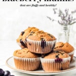 Fluffy Almond Flour Blueberry Muffins