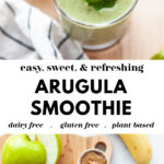 Delicious Arugula Smoothie Recipe Pin 1