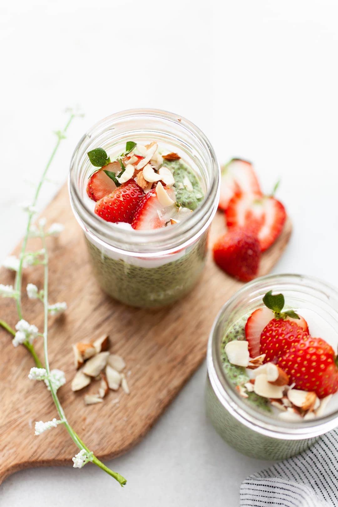 Matcha Chia Pudding - 18 Delicious Low Fodmap Snacks