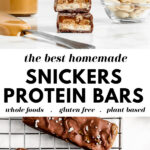 Must-Make Healthy 'Snickers' Protein Bar pin 3
