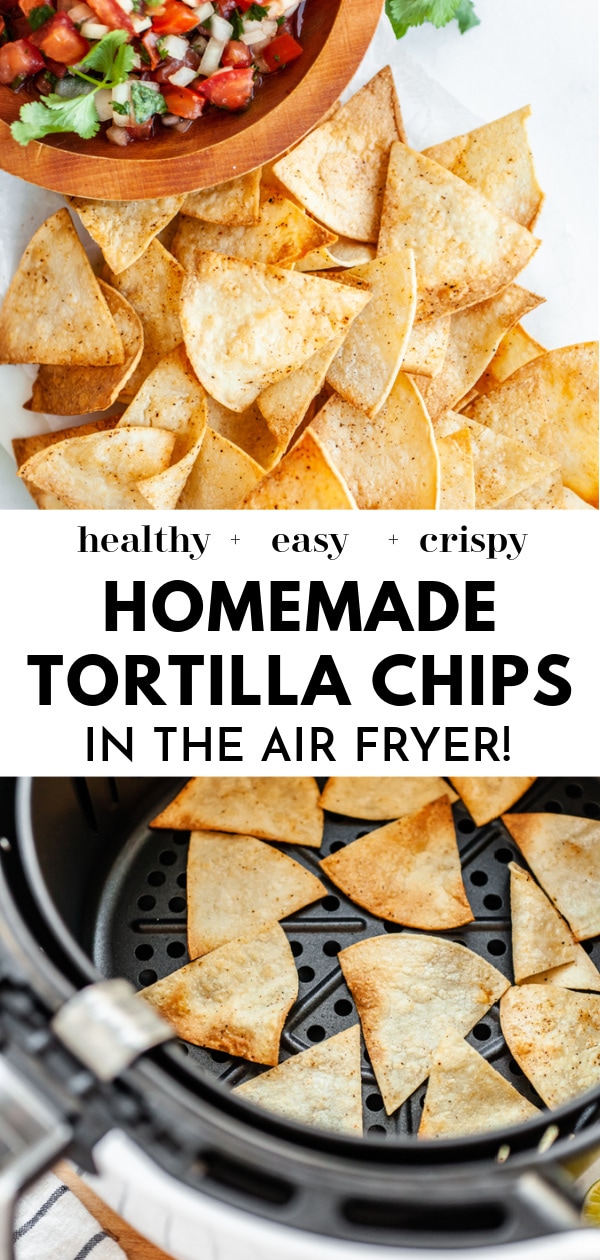 How To Make Air Fryer Tortilla Chips pin2