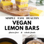 Best Vegan Lemon Bars pin 3