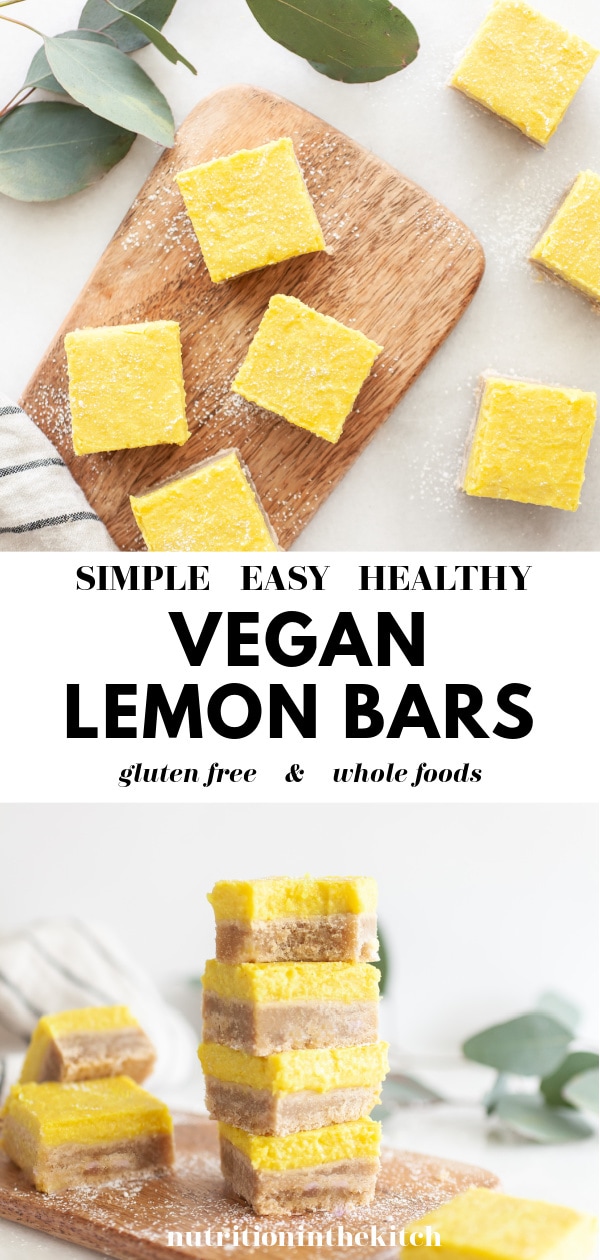 Best Vegan Lemon Bars pin 4