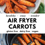 Incredible Air Fryer Carrots pin 3