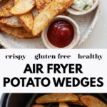 Air Fried Potato Wedges pin 2