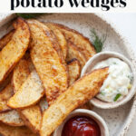 Air Fried Potato Wedges pin 1