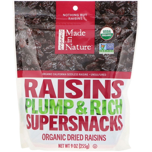 Made in Nature, Organic Dried Raisins