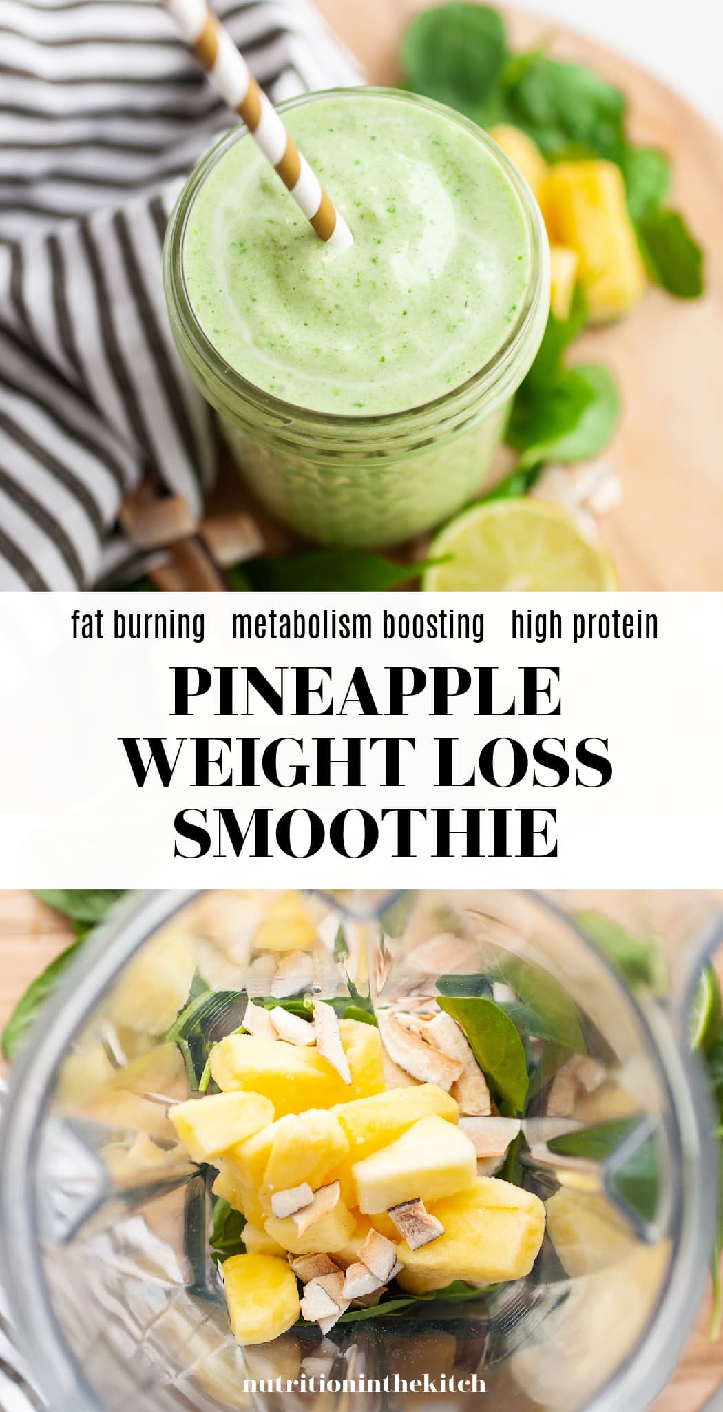 Refreshing Pineapple Weight Loss Smoothie